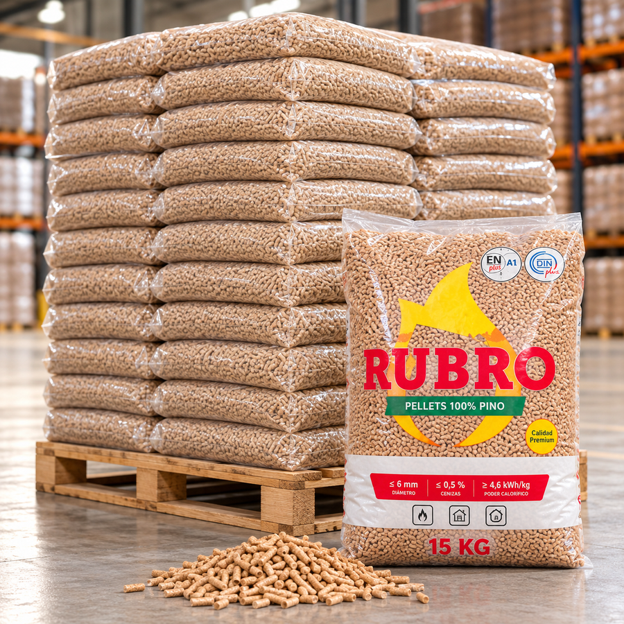 Pellets Rubro 15Kg – Palete 65 Sacos