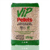 Palete VIP de pellets com 100 sacos de 15 kg