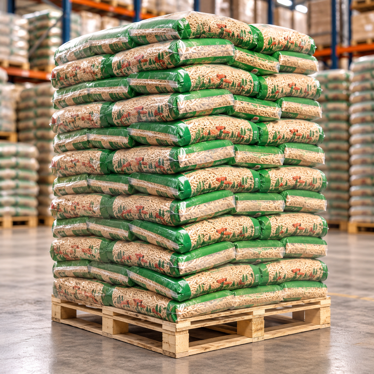 Pellets VIP - Palete com 70 sacos de 15 kg